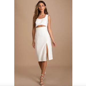 Cutout Sleeveless Midi Dress